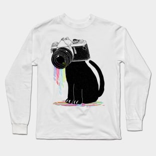 Color aperture cat Long Sleeve T-Shirt